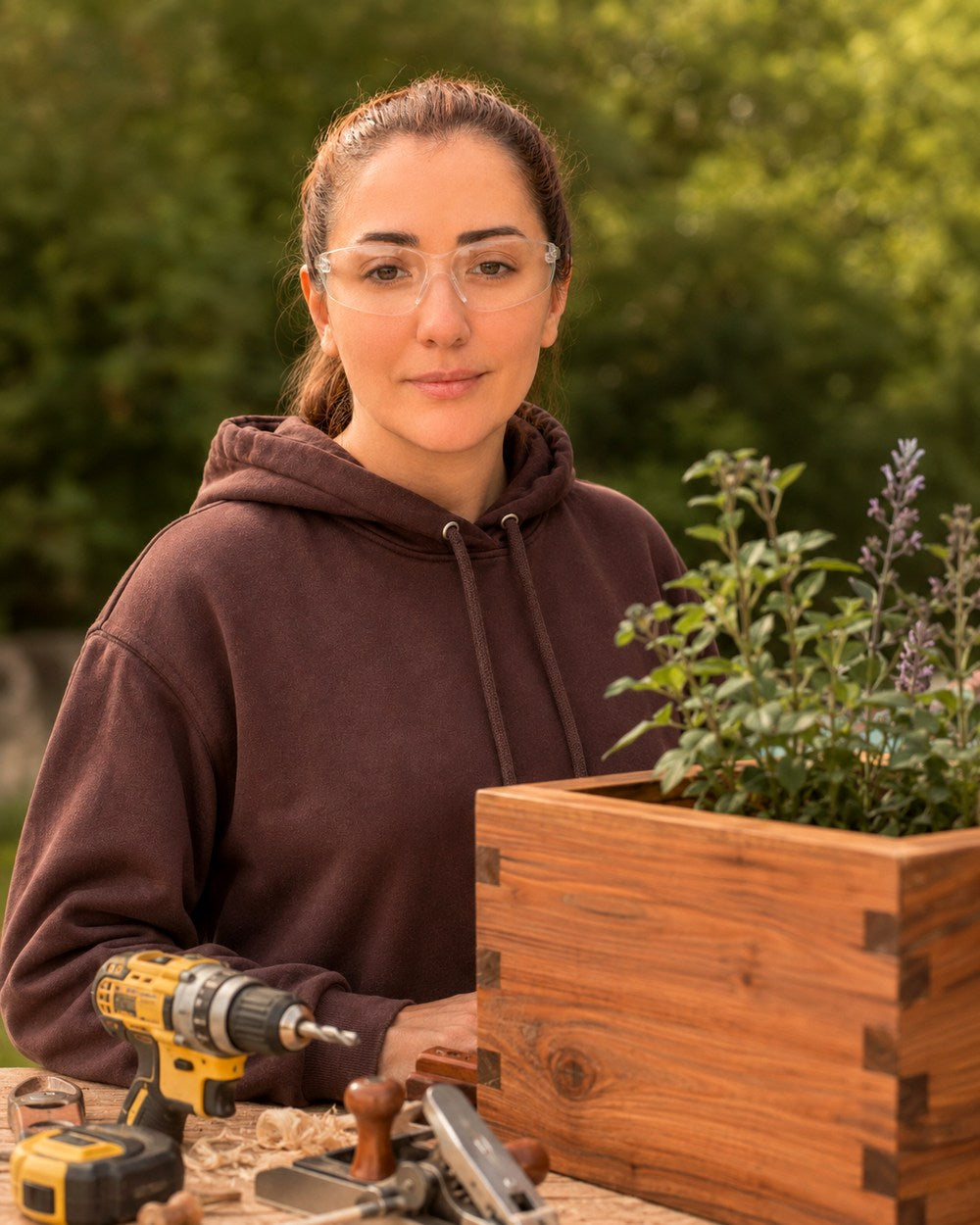Sepi, founder of Coastline Cedar, in the North Vancouver workshop