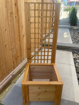 Cedar Trellis Planter Box — handmade in North Vancouver