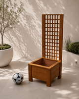 Cedar Trellis Planter Box — outdoor lifestyle setting