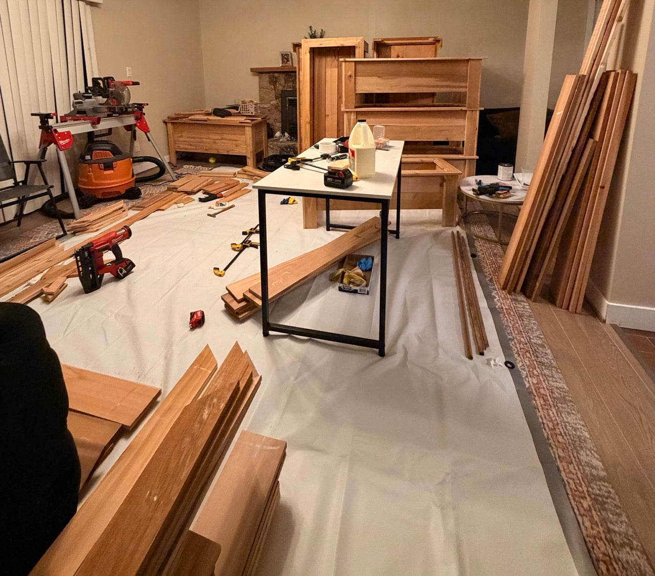 Our original North Vancouver home workshop, where the first handmade cedar planters were built